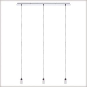 PAULMANN Pendelleuchte 2 Easy Basic Chrom 3x 11W E27