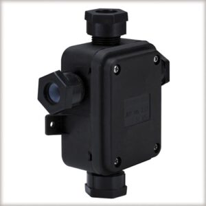 Verbindungsbox 4-fach IP67 Schwarz