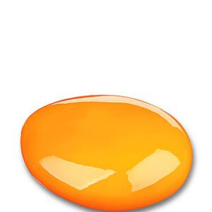 ESPRIT Tischleuchte Drop Glas mittel orange 18x6cm Textilkabel o