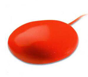 ESPRIT Tischleuchte Drop Glas mittel rot 18x6cm Textilkabel rot