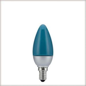 LED Kerze 0,6W E14 Blau