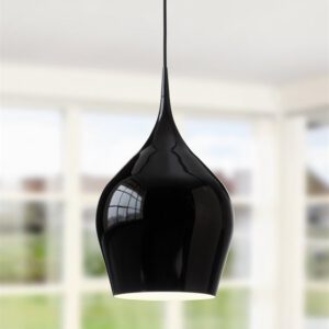 Herstal Drop Pendel klein Schwarz 1x max.60W E27 Metall