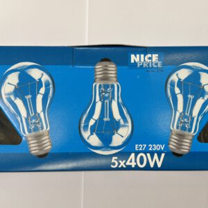 Paulmann Nice Price AGL KLAR 5 x 40W E27 Normalglühlampe-AKTION