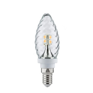 Paulmann LED Kerzenlampe 2,5W E14 gedreht Klar