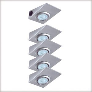 Nice Price Unterschrankleuchte Keil 5x20W mit Schalter Eisen geb