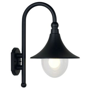 Nordlux Wandleuchte JERSEY Metall schwarz H47/B25,5cm IP44