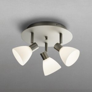 Herstal Wic Trio Strahler 3x max.40W G9 Titan/Opal weiss
