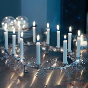 Herstal Virgo Kerzenhalter für 12 Kerzen + 20 Minibirnen