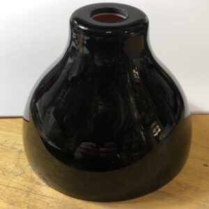 Herstal KELBY Glas schwarz/orange glänzend für G9 und GY6,35 Fassung