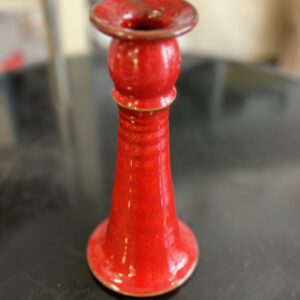 Gramann Keramik Kerzenleuchter L102a mittel für Tafelkerzen, H: 20cm x D:9cm, Dekor 70 (#L102a_70)