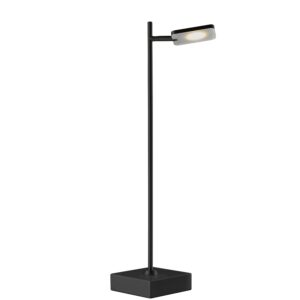 Sompex QUAD Tischleuchte 5W LED, Metall schwarz, H: 56cm mit Dimmerschalter