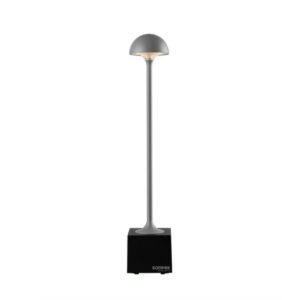 Sompex FLORA Grau/Schwarz Akku-Outdoor-Leuchte Metall 2,3W 247lm