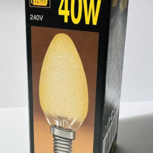 Paulmann Kerzenlampe Eiskristall Bernstein 230V E14 40W